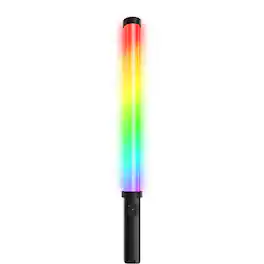 Bower - 360° White/RGB 19" Wand with Built-In Rechargeable Battery