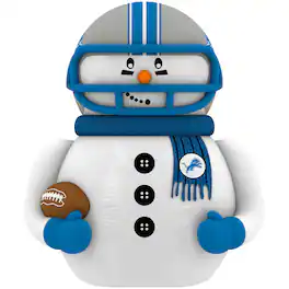 Sporticulture - Detroit Lions 7' Inflatable Snowman Player - Gray