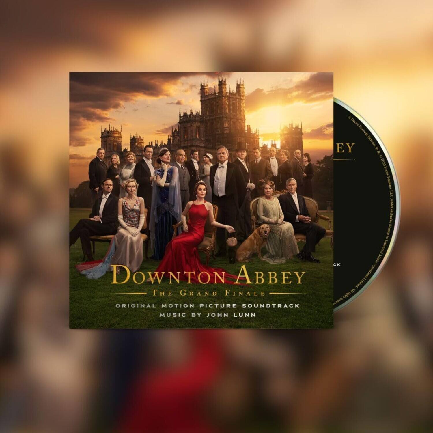 Downton Abbey  
The Grand Finale  
Original Motion Picture Soundtrack  
Music by John Lunn  

A Decca Record  
EY  
CK  
Ph  
EN  
cgta