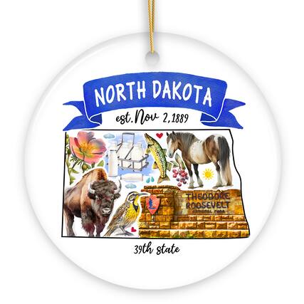 NORTH DAKOTA
est. Nov 2, 1889
THEODORE ROOSEVELT NATIONAL PARK
39th state