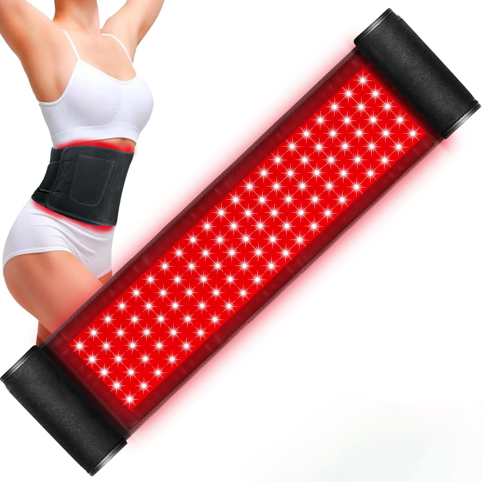 Front. Morfone - Morfone Infrared Light Therapy Belt for Relieving Lower Back Discomfort - black.