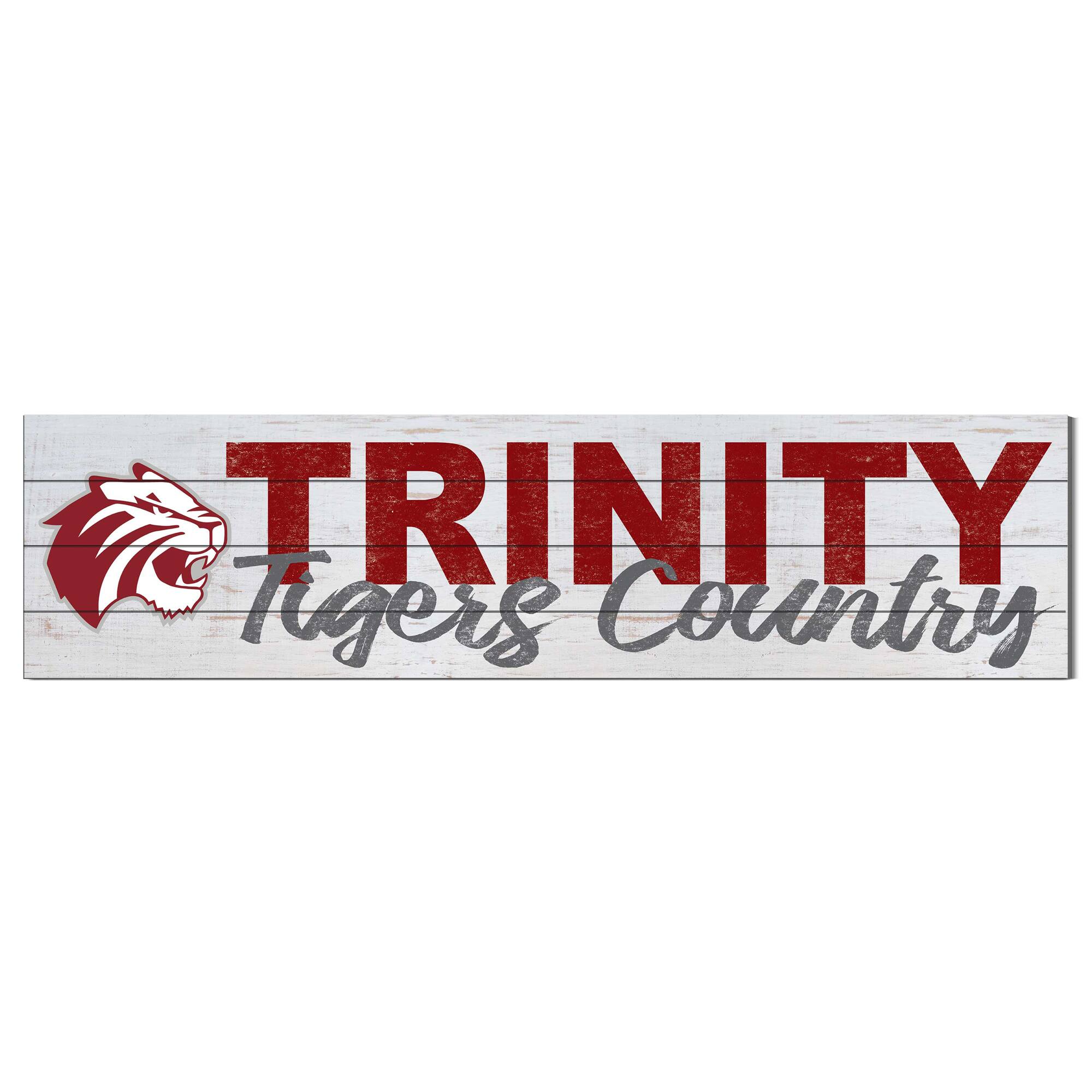 Trinity Tigers 40'' x 10'' Logo Sign