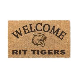Jardine - Rochester Institute of Technology Tigers 18" x 34" Welcome Coir Doomat - Brown