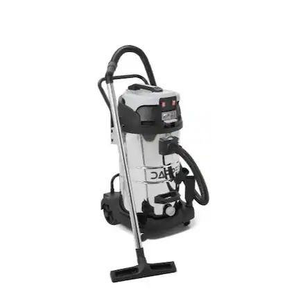 Front. Dapper Supply - 21 Gallon 8.5 Peak HP Wet Dry Vacuum Stainless Steel Shop Vac with Drain and Attachments - Silver.