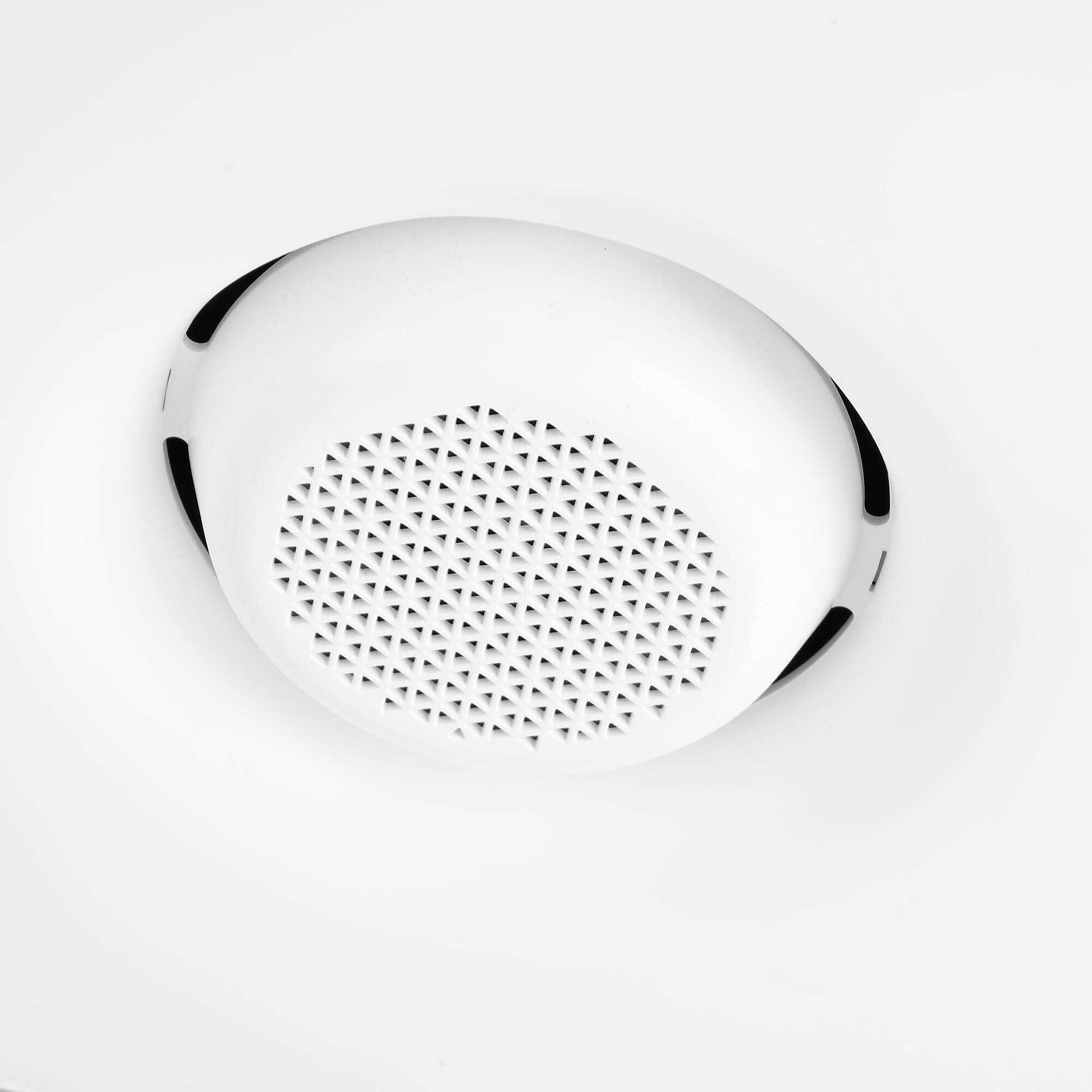 Alt View 9. Vaczon - Smart 12 in Bathroom Exhaust Fan with 112 CFM Dimmable 3CCT RGB LED and Bluetooth Speaker with Remote and App Control - White.