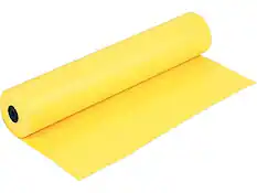 Front. Rainbow - Duo-Finish Paper Roll, 36"W x 1000'L - Canary.