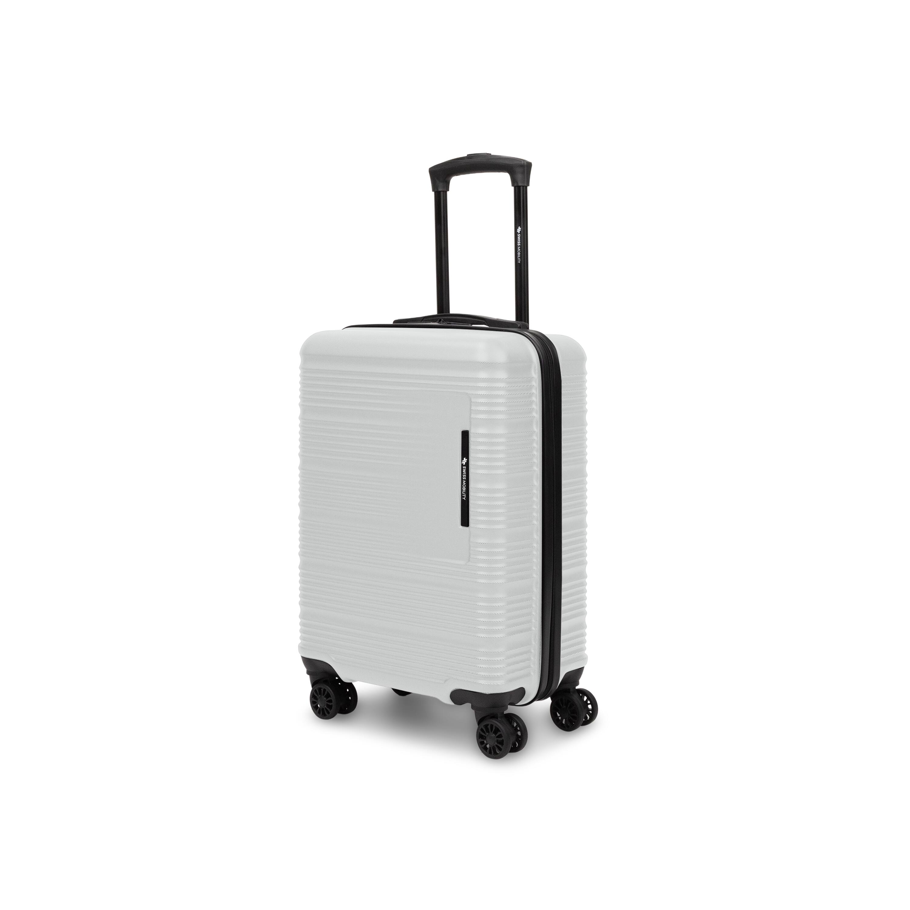 Angle. Swiss Mobility - Swiss Mobility YVR 3 piece Hardside Luggage set - LGREY.