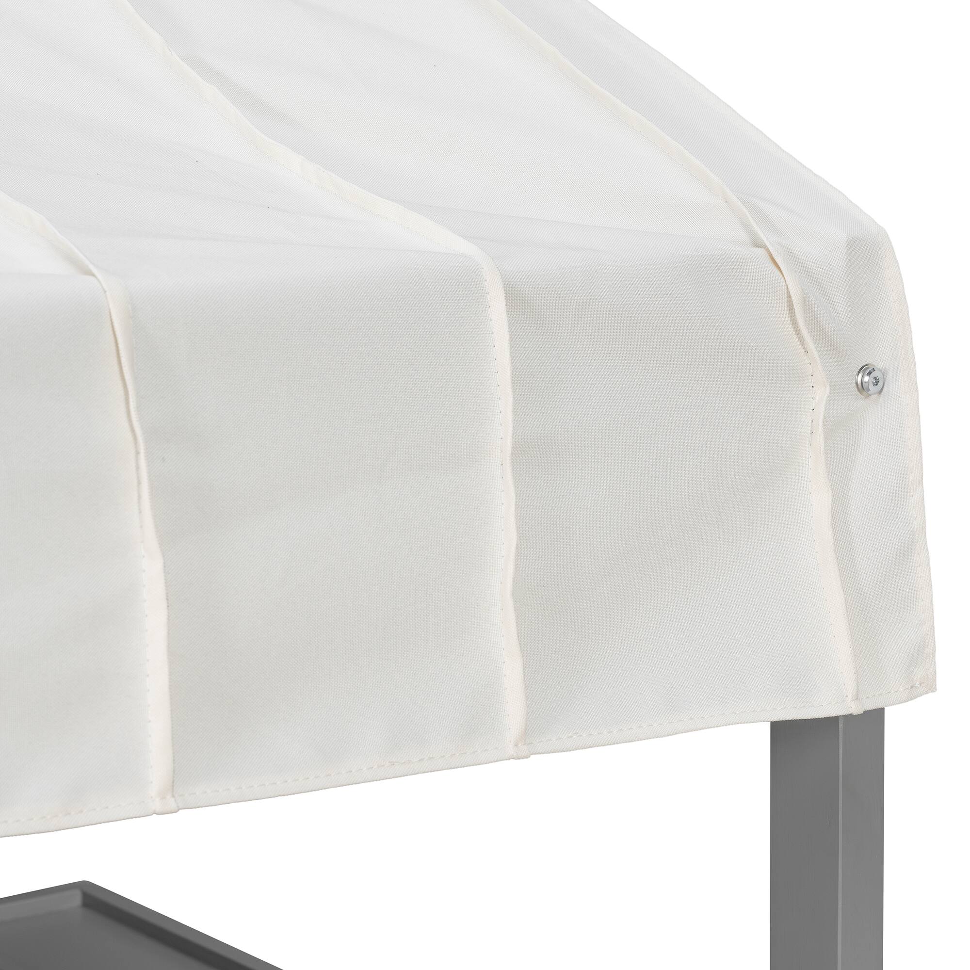 Alt View 6. Anysun - Full Size House Bed with 2 Large Drawers, Side Bookshelf with LED Strip - Gray.