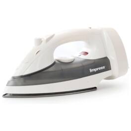 Impress - Mid-Size Cord-Rewind Iron with Non-Stick Spray and Burst - White