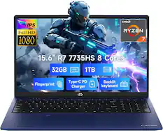 IPS Super Clear Full HD 1080
15.6" R7 7735HS 8 Cores
32GB RAM
1TB SSD
Fingerprint
Type-C PD Charger
Backlit Keyboard