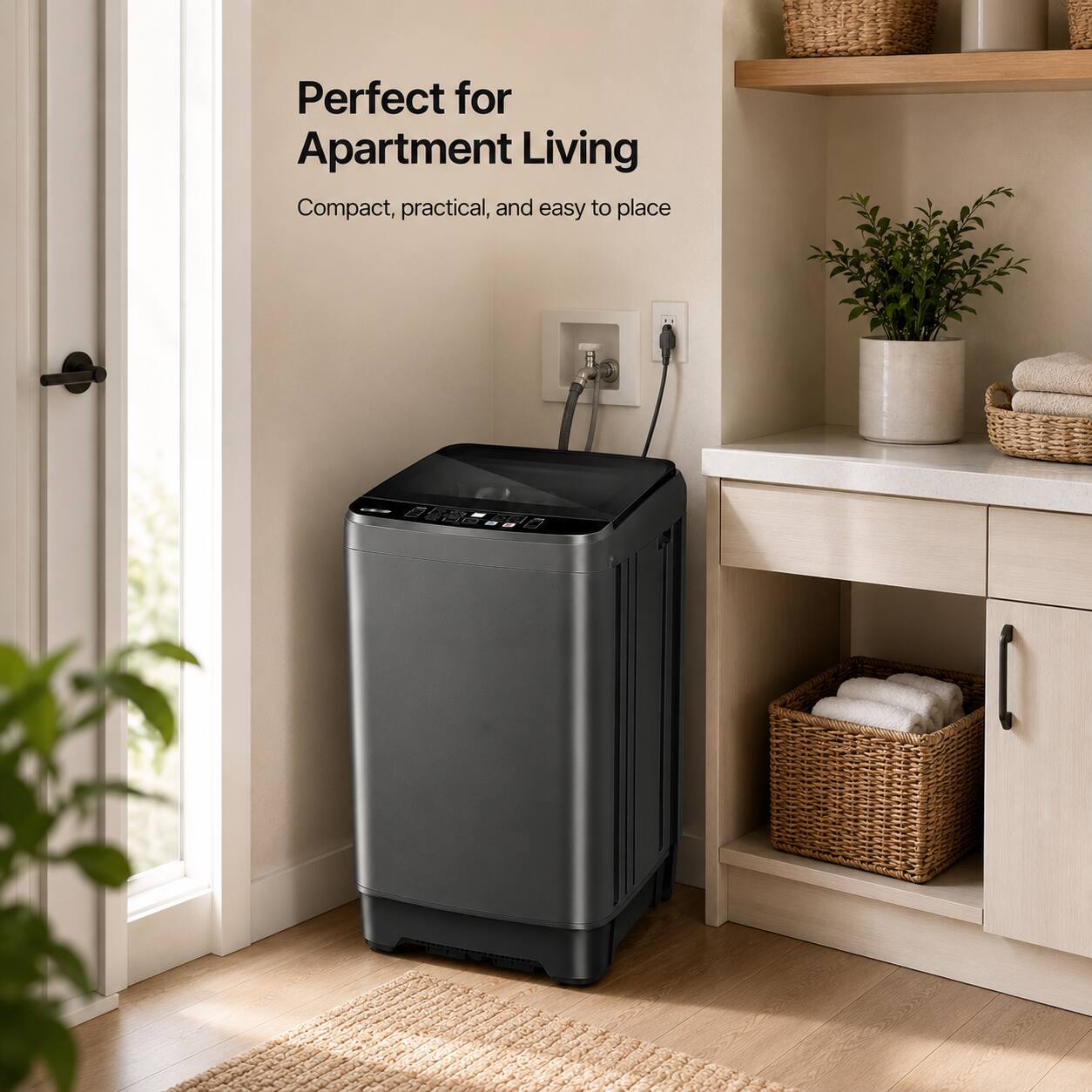 Perfect for Apartment Living  
Compact, practical, and easy to place