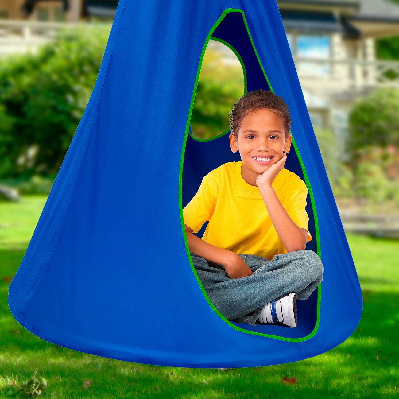 Alt View 1. Sorbus - Sorbus Kids Nest Swing Chair Nook,  Hanging Seat Hammock for Indoor Outdoor Use, Great for Children.