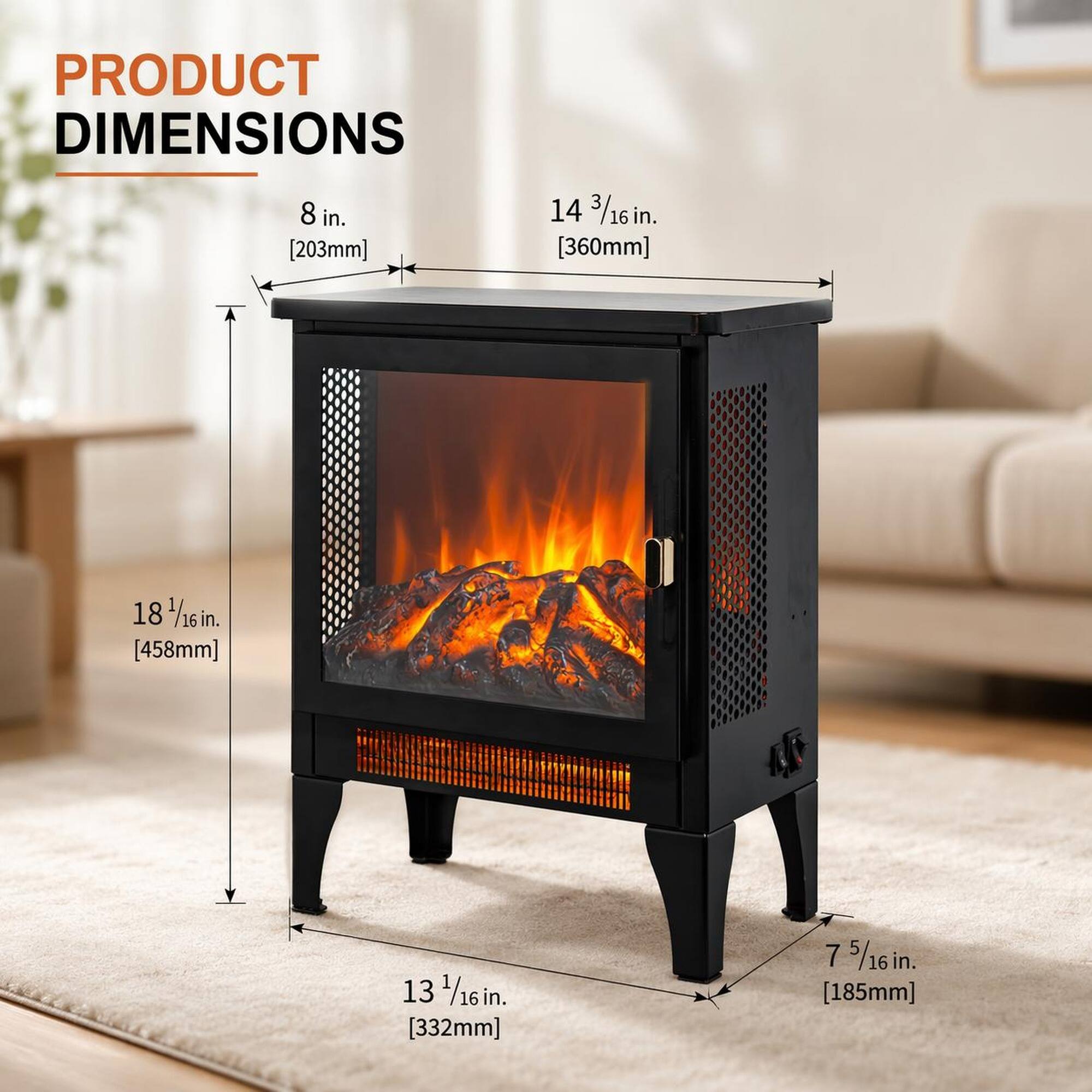 PRODUCT DIMENSIONS

8 in. [203mm]  
14 3/16 in. [360mm]  
18 1/16 in. [458mm]  
13 1/16 in. [332mm]  
7 5/16 in. [185mm]