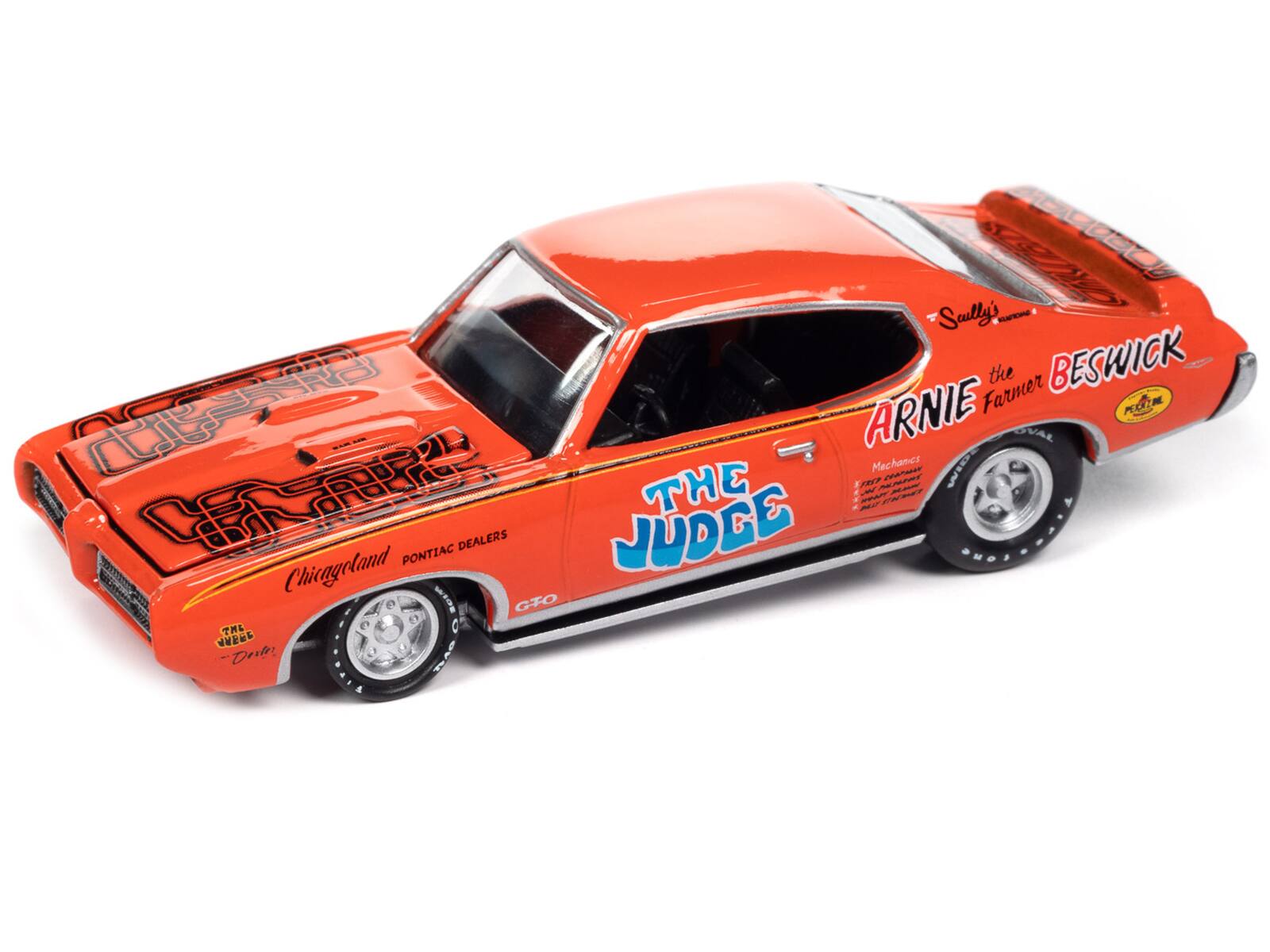 Sully's KETCH KUCTOMO Farmer the BESWICK ARNIE PEXNZINE OVAL Mechanics WIDE COMPANY THE FAST **** PONTIAC DEALERS JUDGE SHOP COMIA Chicagoland GTO THE LEBER Dexter NAO