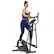 Front. Sunny Health & Fitness - 16-Level Smart Magnetic Resistance Elliptical - Dark grey.