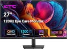 KTC 27" 120Hz Eye Care Monitor
QHD 2560x1440
1300:1 Contrast
IPS Panel
HDR10