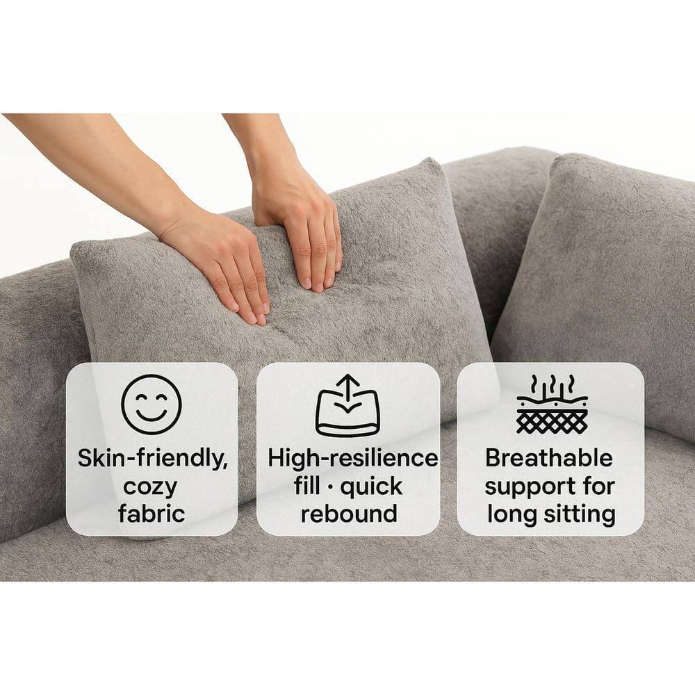 - Skin-friendly, cozy fabric
- High-resilience fill • quick rebound
- Breathable support for long sitting