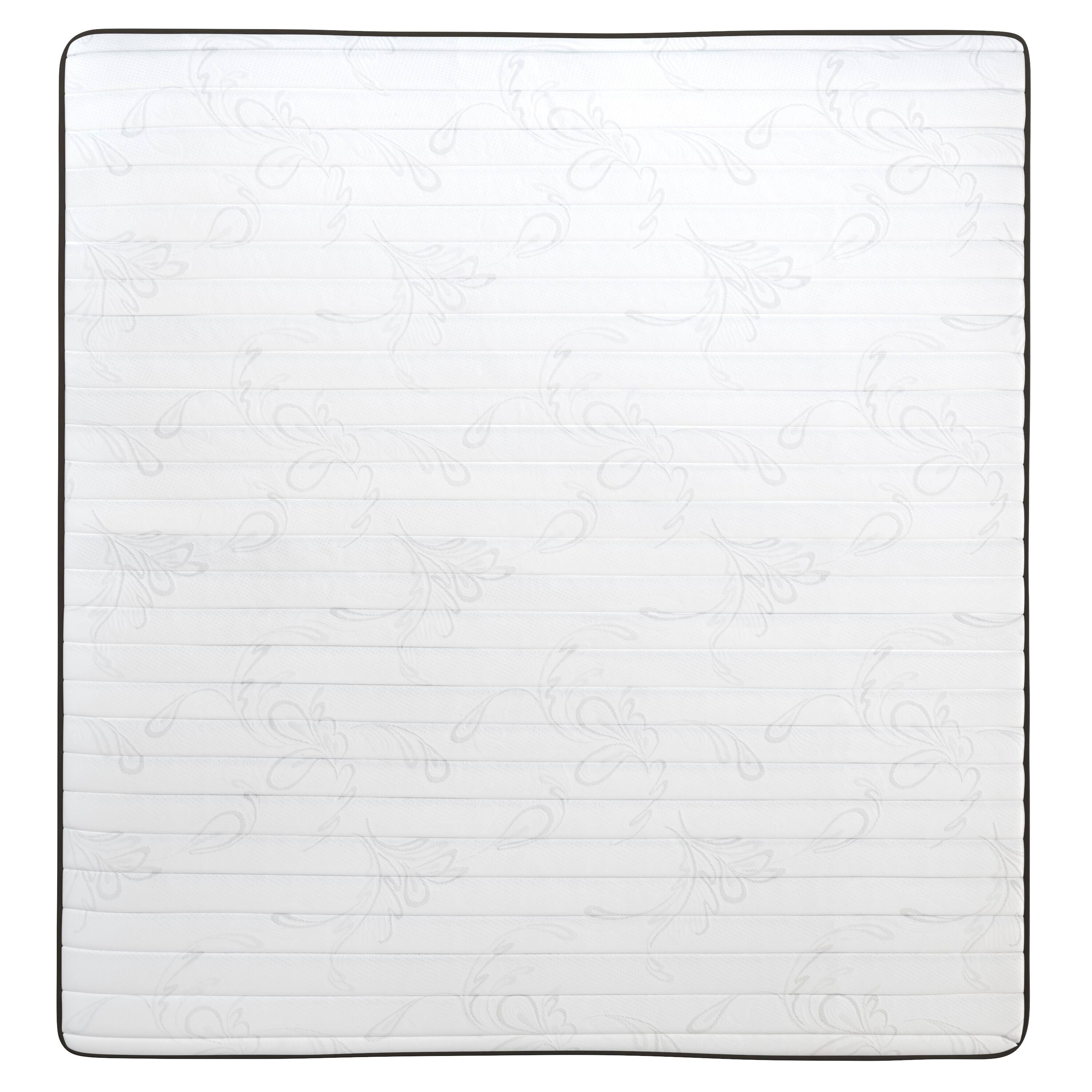 Alt View 10. Emma + Oliver - Medium Firm Hybrid Innerspring Mattress in a Box with Knit Fabric Top - Gray.