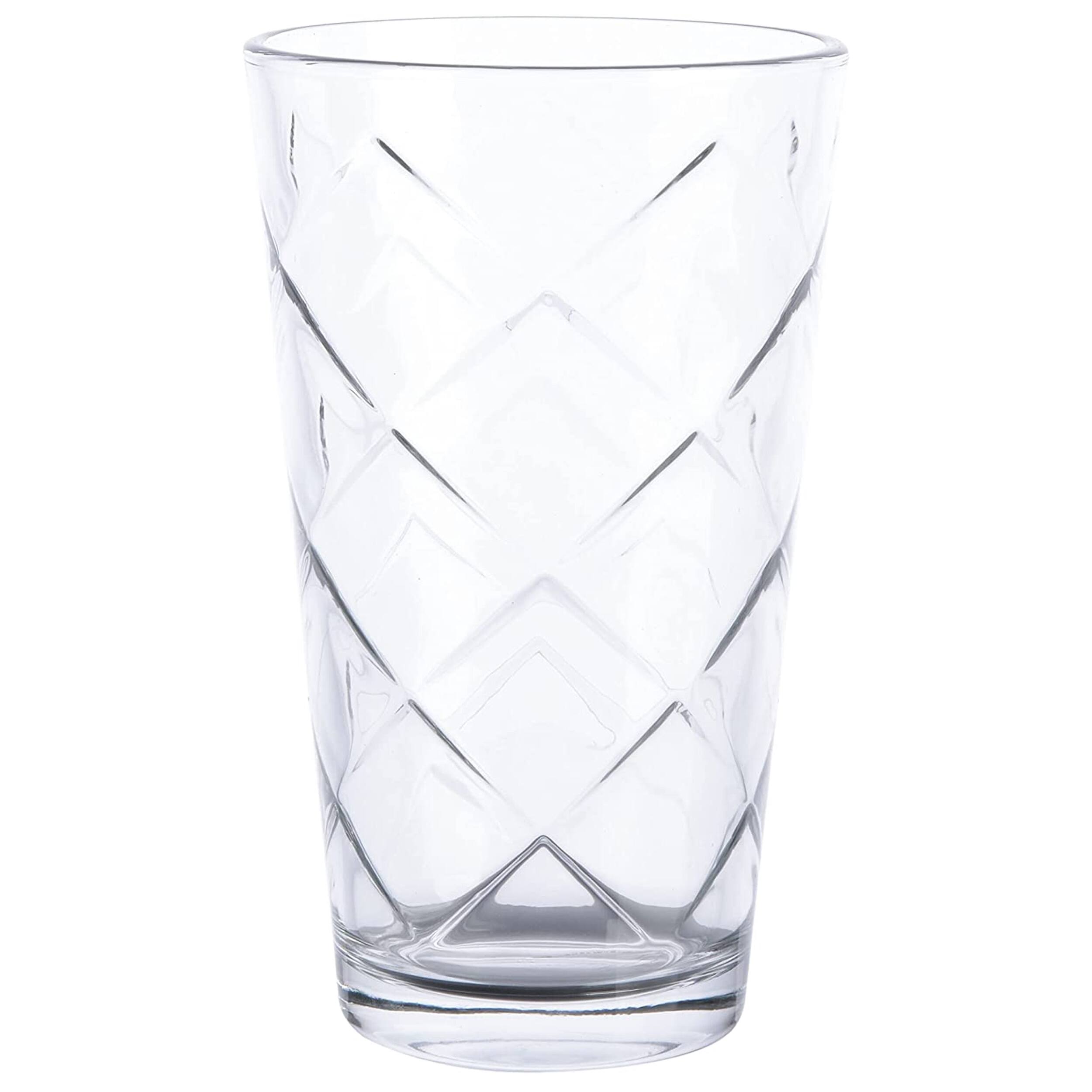 Alt View 3. Gibson - Gibson Home 16 Piece Lattice Glassware Drinkware Set - Clear.