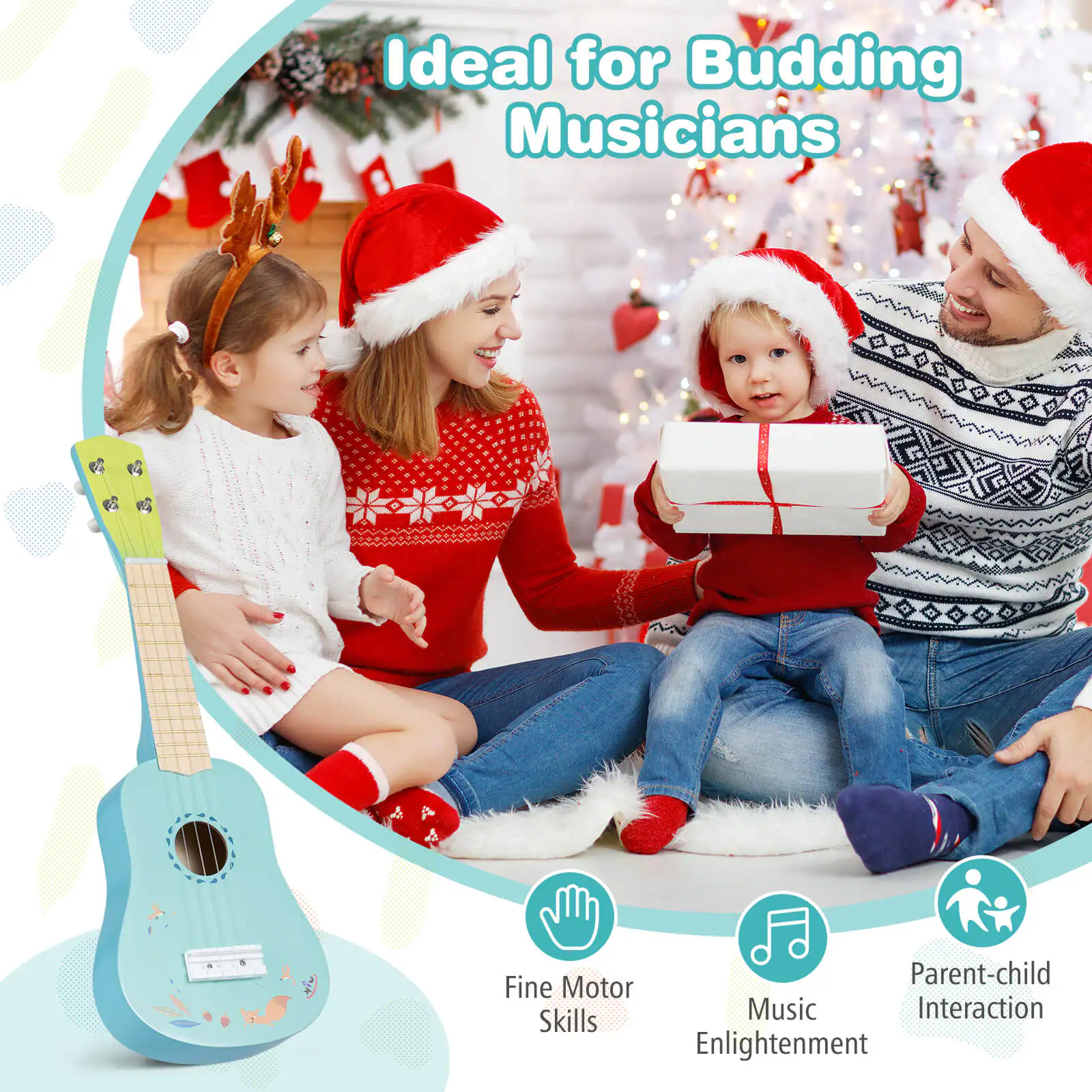 Ideal for Budding Musicians

- Fine Motor Skills
- Music Enlightenment
- Parent-child Interaction