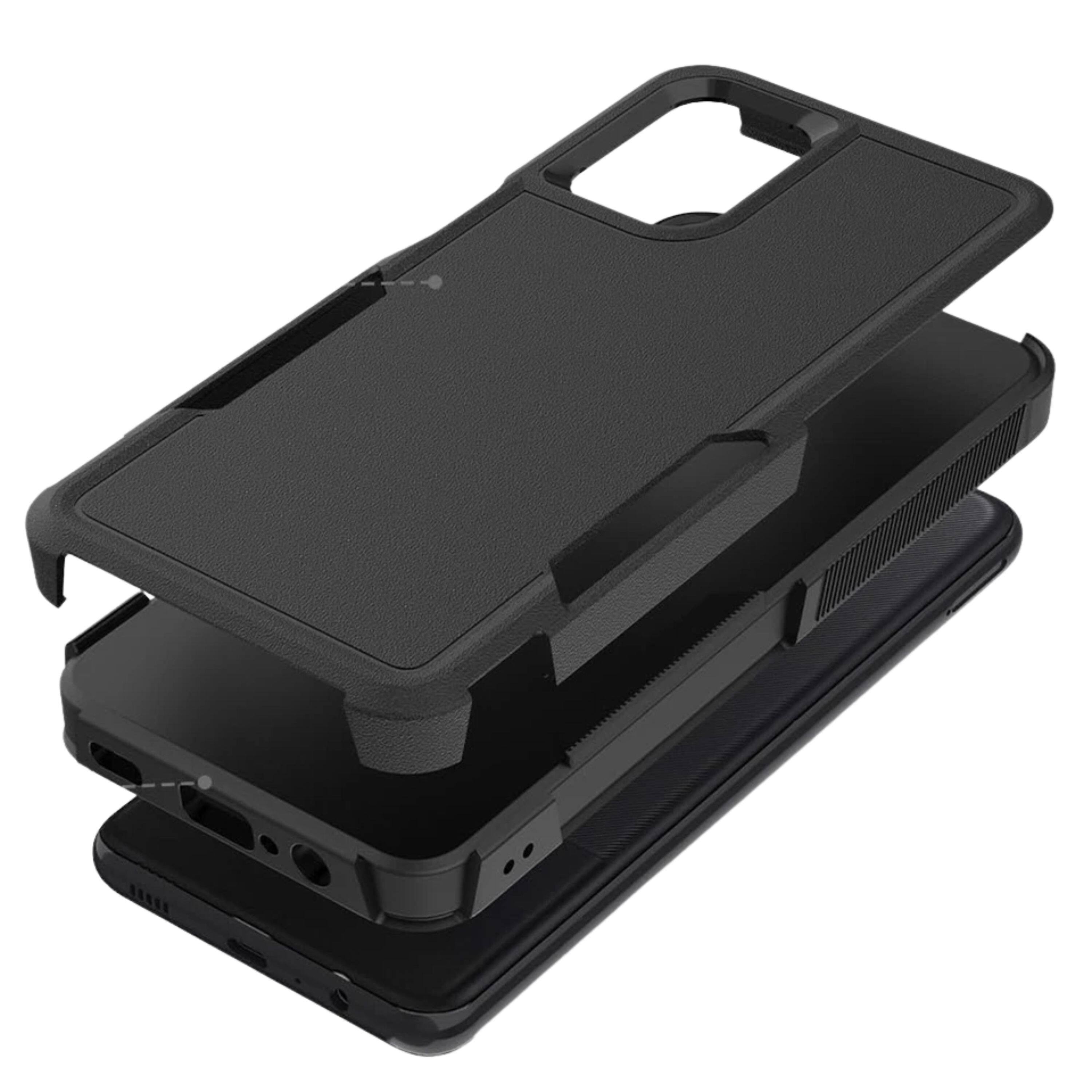 Left. Kitcheniva - Rugged Shockproof Camera Cover Case Glass For Samsung Galaxy A12 Teal - Teal.