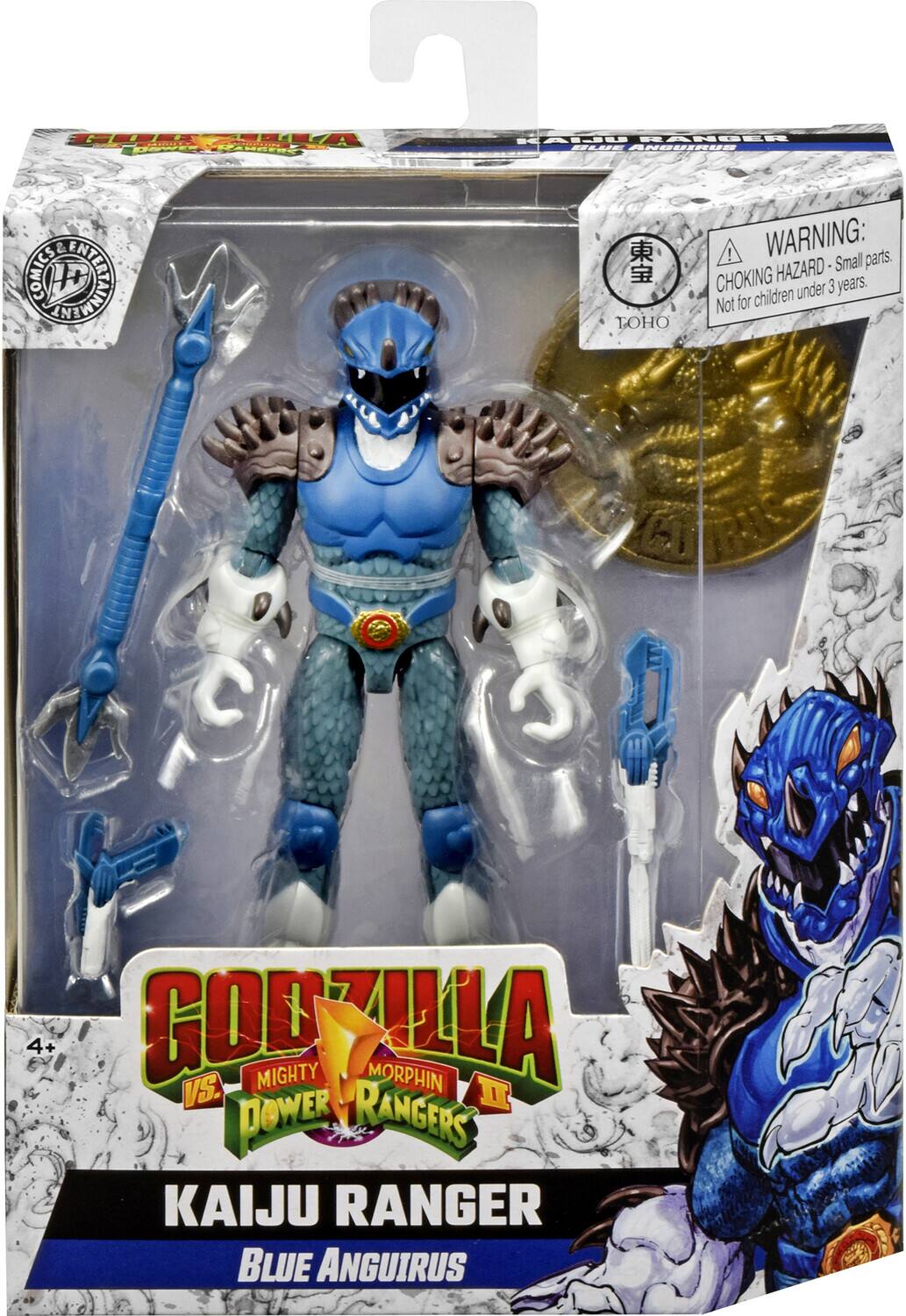 Godzilla x Power Rangers - Kaiju Ranger: Blue Anguirus 5" Action Figure - COLLECTIBLES