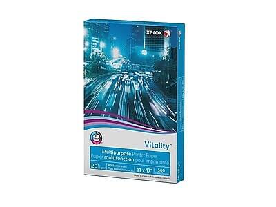 xerox  
Vitality Multipurpose Printer Paper Popler multifonction pour imprimante 20 g 11x17 500