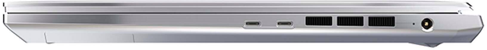 Alt View 4. GIGABYTE - Gigabyte AERO 16 Gaming Laptop (i7-12700H, 16GB, 1TB PCIe SSD, 16.0 AMOLED 4K (3840x2400), RTX 3070 Ti, Win 11 Home) - Silver.