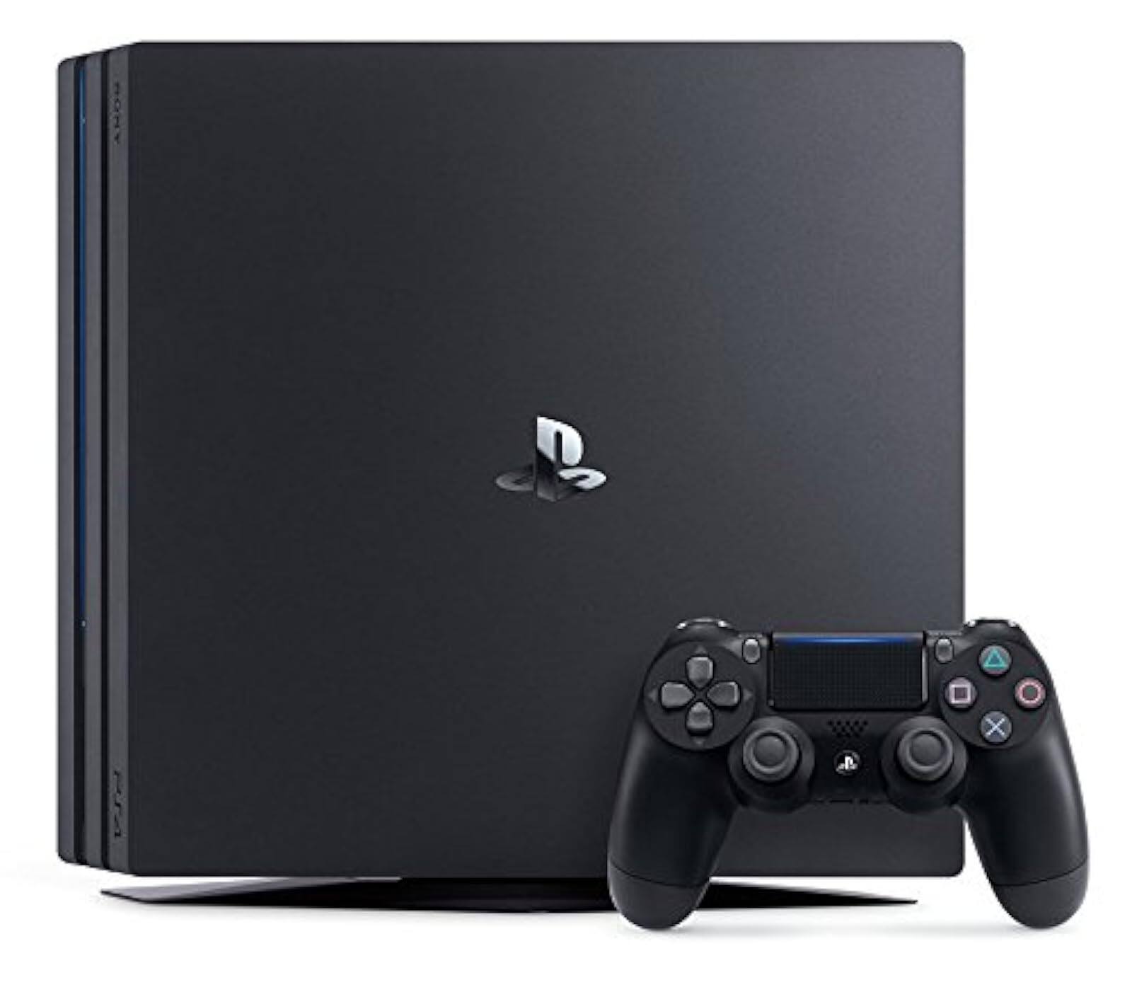Front. Sony - Sony PlayStation 4 Pro 1TB Console PS4 4K - Black.
