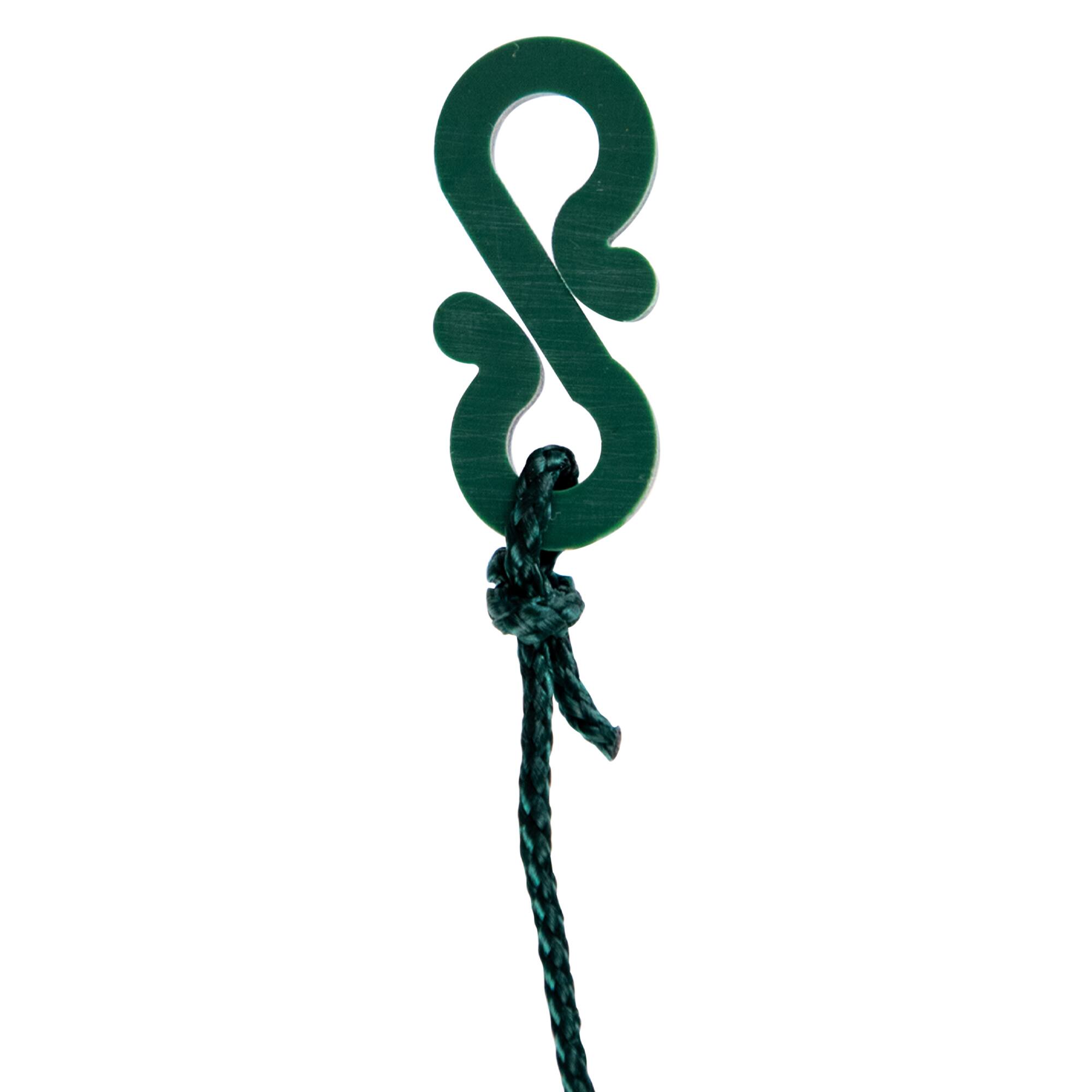 Alt View 5. Northlight - LED Lighted Starlight Hanging Sphere Outdoor Christmas Decoration - 6" - Pure White - 13' Green Wire - White.