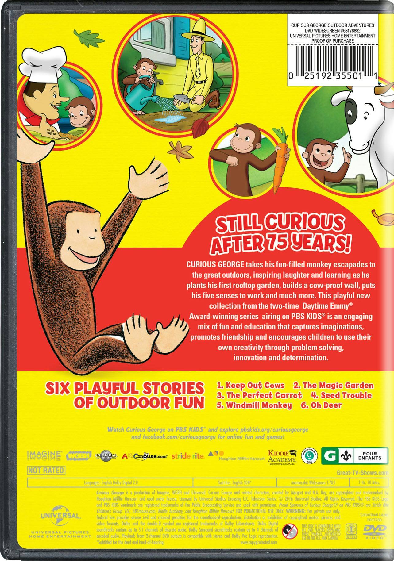 Angle. Curious George: Outdoor Adventures [DVD] .