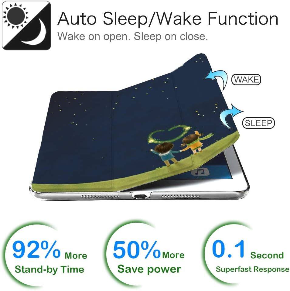 Auto Sleep/Wake Function  
Wake on open. Sleep on close.

WAKE  
SLEEP

92% More Stand-by Time  
50% More Save power  
0.1 Second Superfast Response