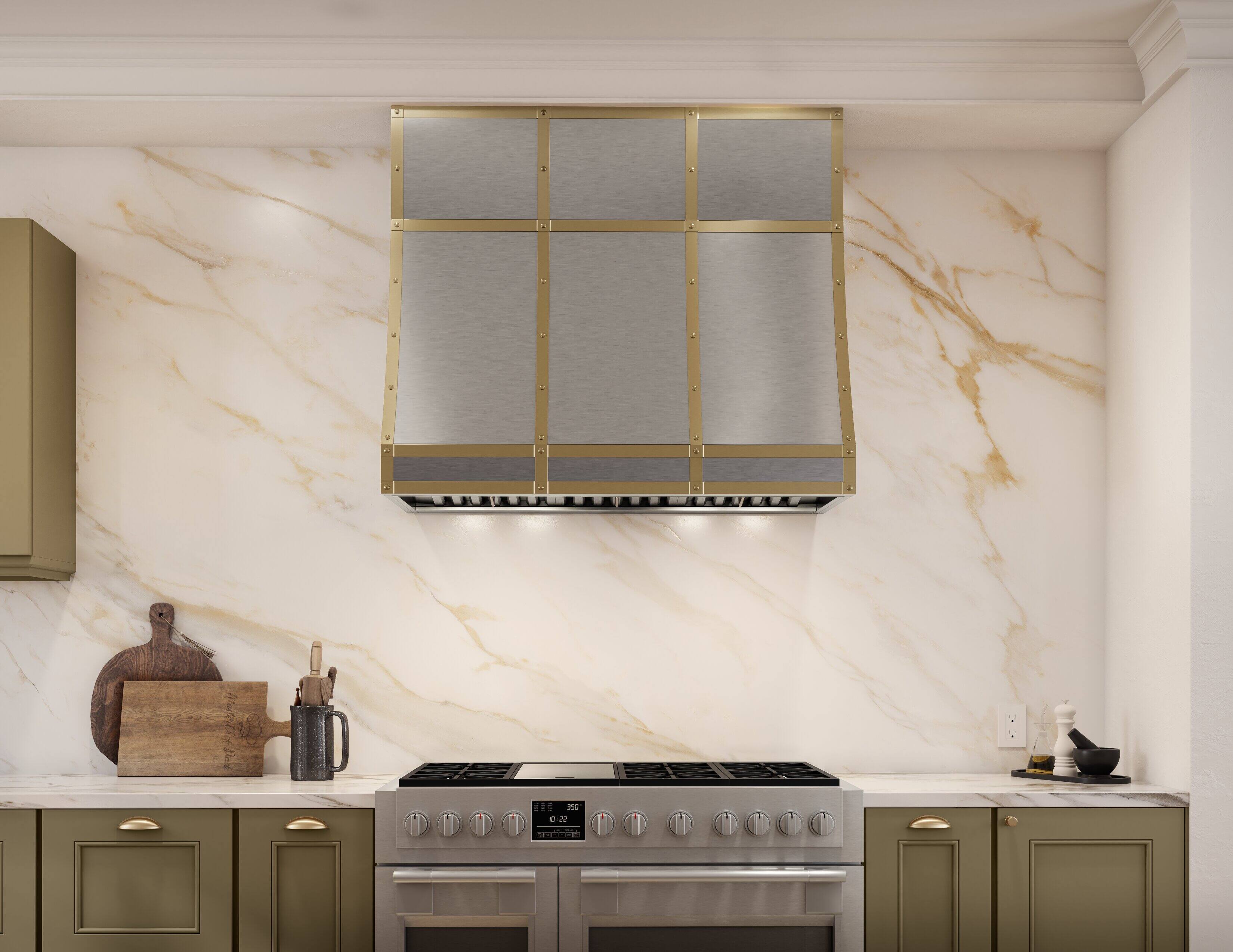 Alt View 3. Zephyr - Banding Kit for DC14818AS - Satin Gold.