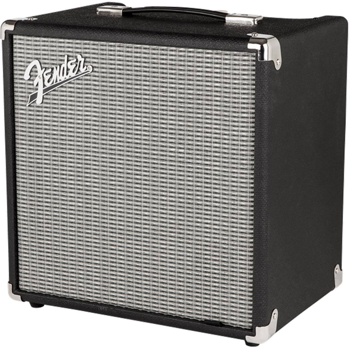 Alt View 4. Fender - Fender Rumble 25 Bass Amp, 25 Watts, with 2-Year Warranty - Black/Silver.