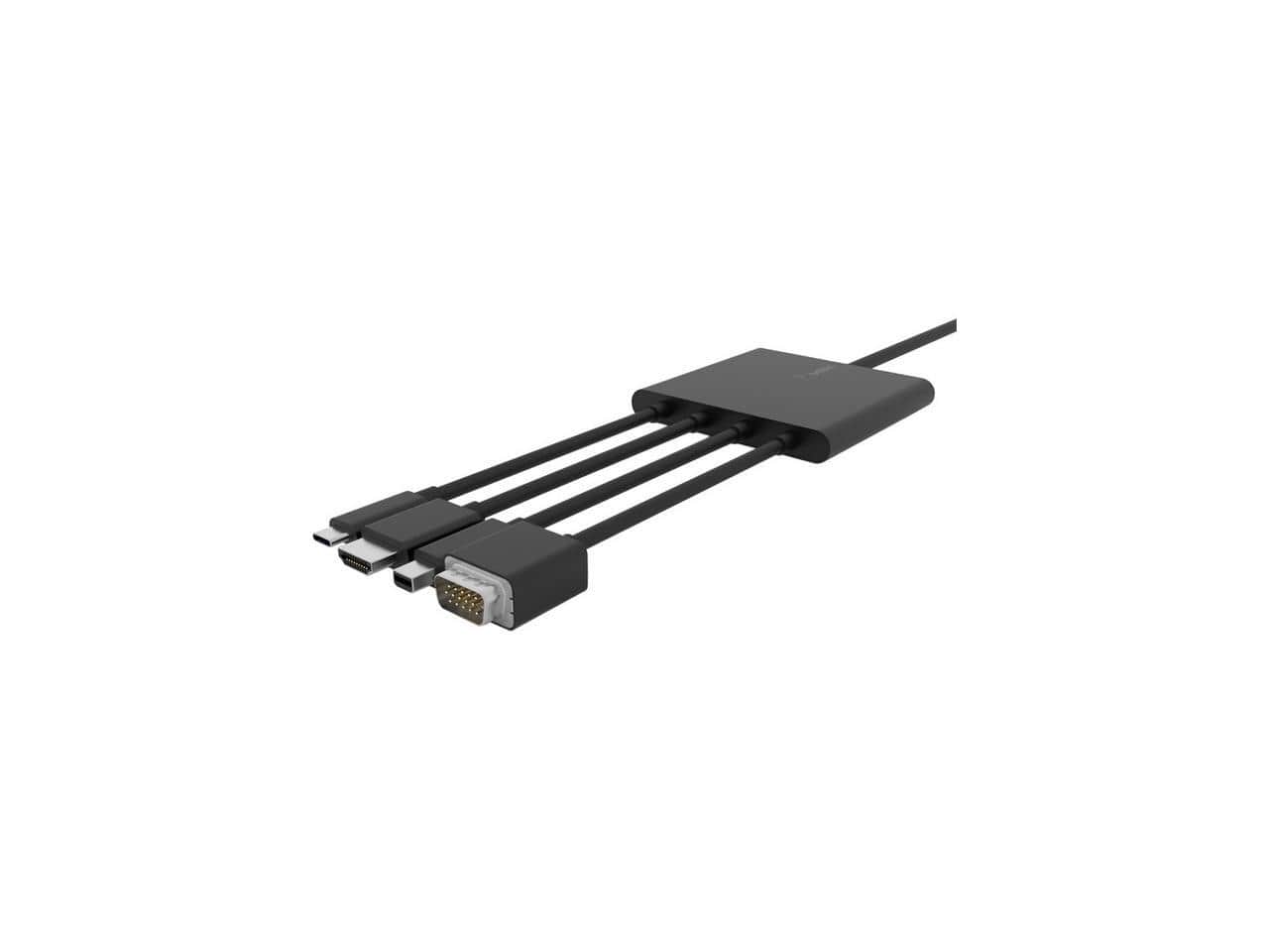 Belkin - COMPONENTS B2B166 MULTIPORT TO HDMI DIGITAL AV ADAPTER - Black