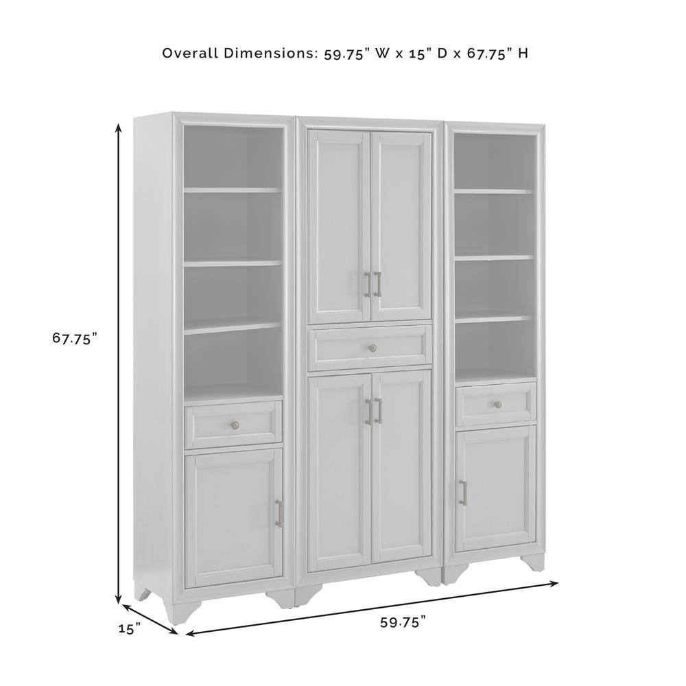 Overall Dimensions: 59.75" W x 15" D x 67.75" H