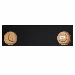 SoundBox - LCE-F009/12F, Ford F250/ F350/ F450 Crew Cab Dual 12 Subwoofer Enclosure, 2008-2016