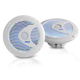 Pyle - Marine Speakers, LED Lights, Waterproof, 6.5