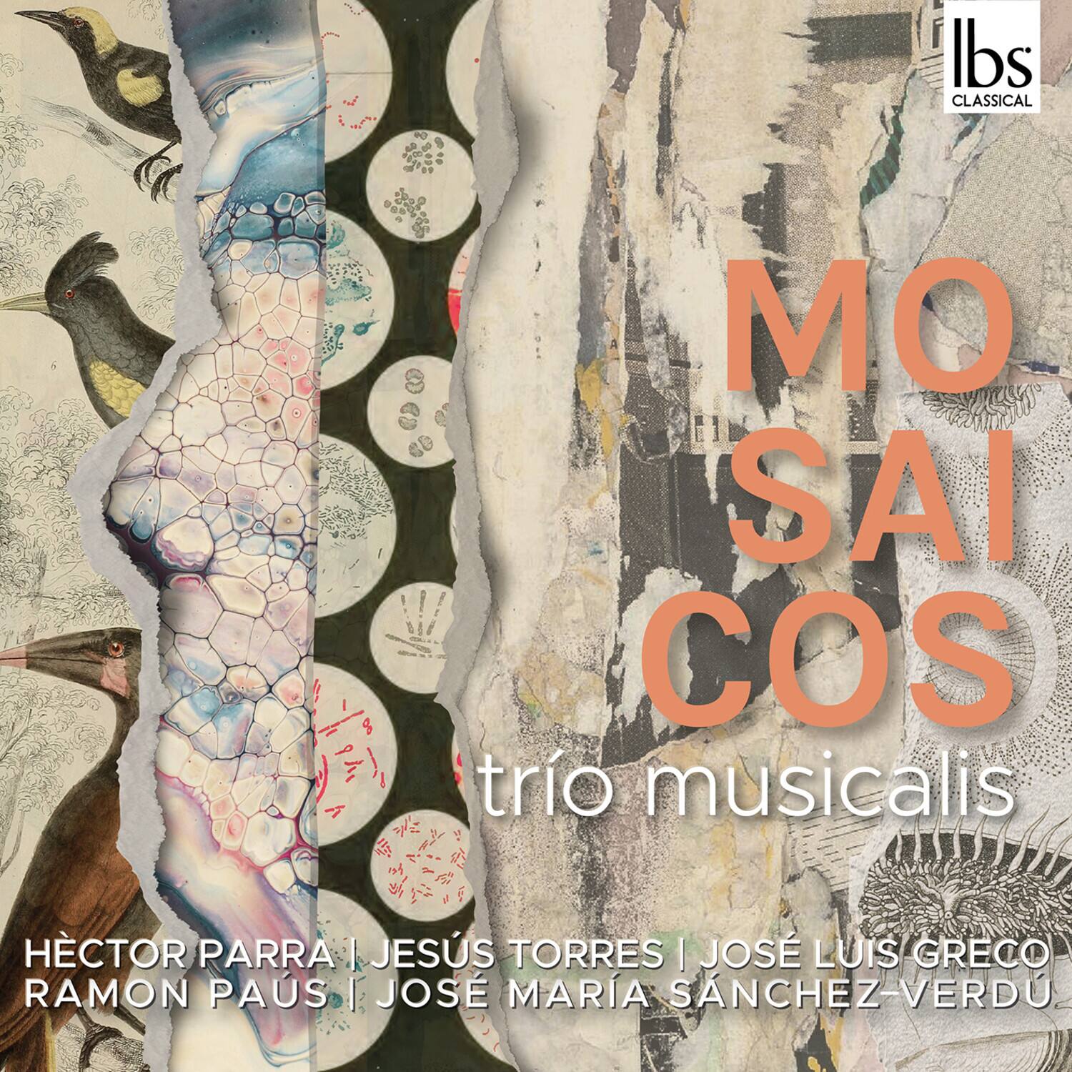 MO SAI COS  
trio musicalis  

HECTOR PARRA | JESUS TORRES | JOSE LUIS GRECO  
RAMON PAUS | JOSE MARIA SANCHEZ-VERDU  

Ibs  
CLASSICAL