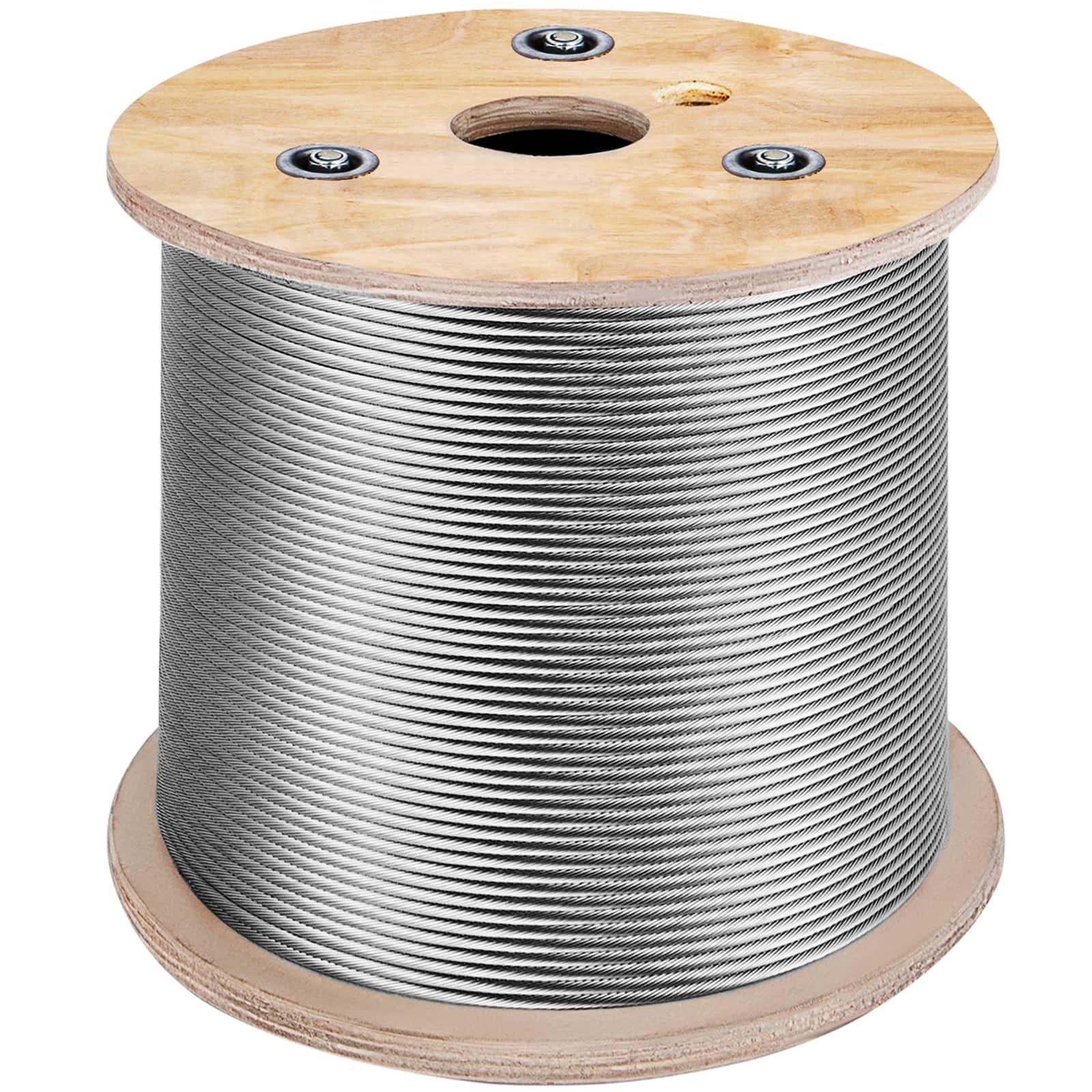 VEVOR - 3/16 Inch 7x19 Stainless Steel Aircraft Cable Reel 500FT Stainless Steel Cable T304 Wire Rope Winch Cable Replacement - Silver price history on PriceWatchPro