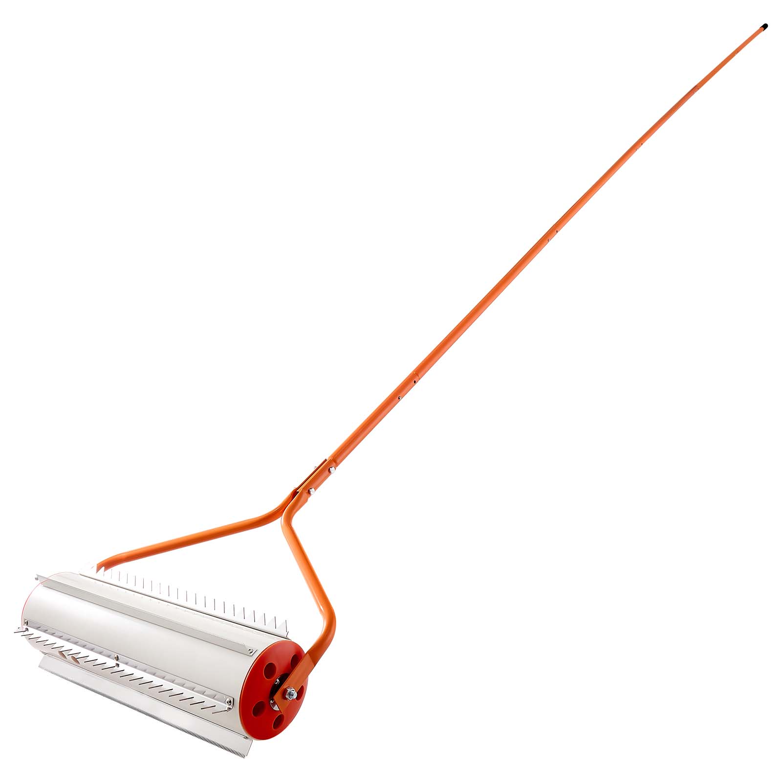 Alt View 5. VEVOR - Lake Weed Roller, 20 ft Lake & Pond Weed Removal Tool, Muck Razer Aquatic & Sludge Tiller, Rid Roots and Muck Buildup - White;Orange.