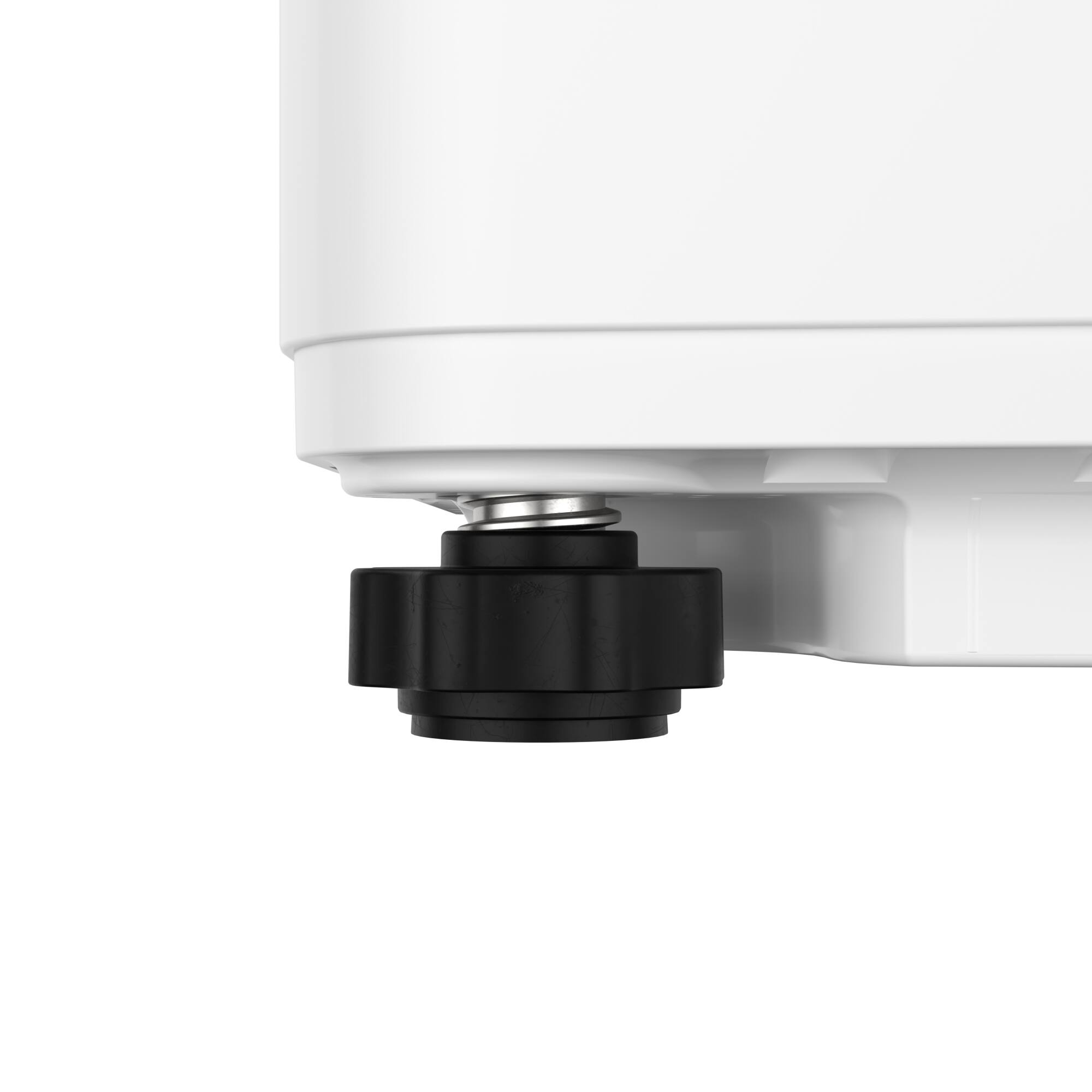 Alt View 8. Koolmore - 25 In. 4.1 Cu. Ft. Top Load Washer, Stainless Steel Tub, Soft-Close Glass Lid, 10 Wash Cycles, Vibration Reduction - White.