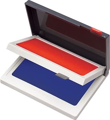 Cosco - Felt Stamp Pads, Blue and Red Ink (090429) - Blue/Red price history on PriceWatchPro