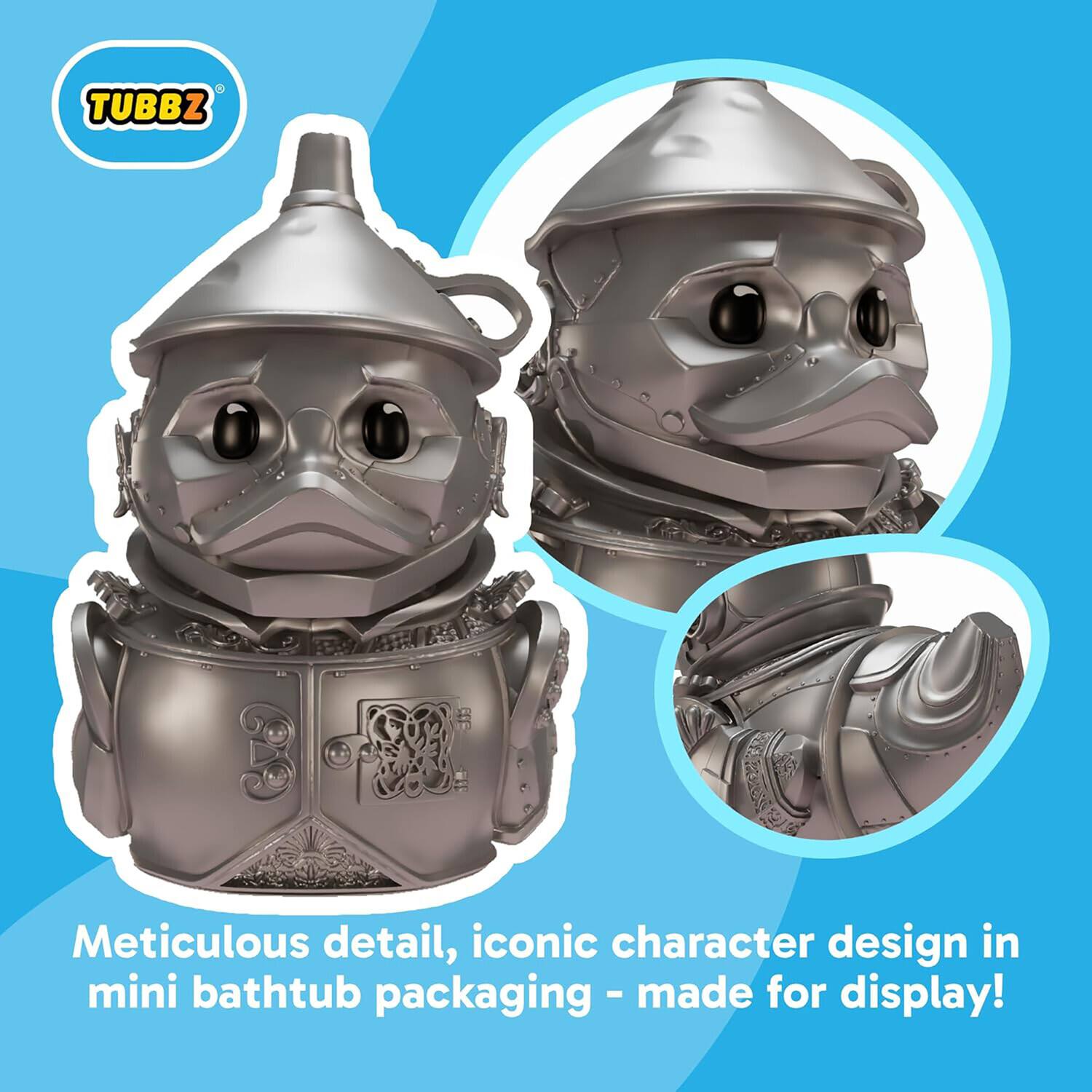 A TUBBZ Meticulous detail, iconic character design in mini bathtub packaging - made for display!