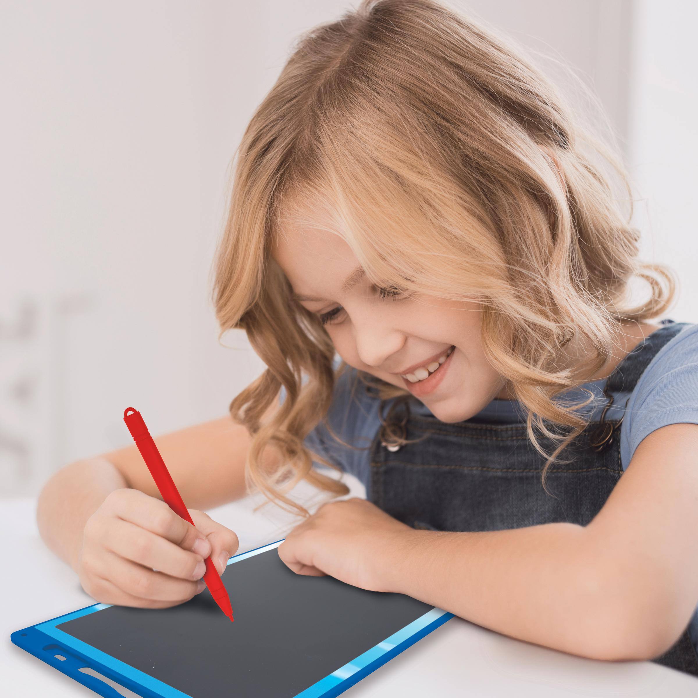 Alt View 10. Lexibook - Smurfs 11’’ Multicolor Learning Drawing E-ink Tablet with Stencils.