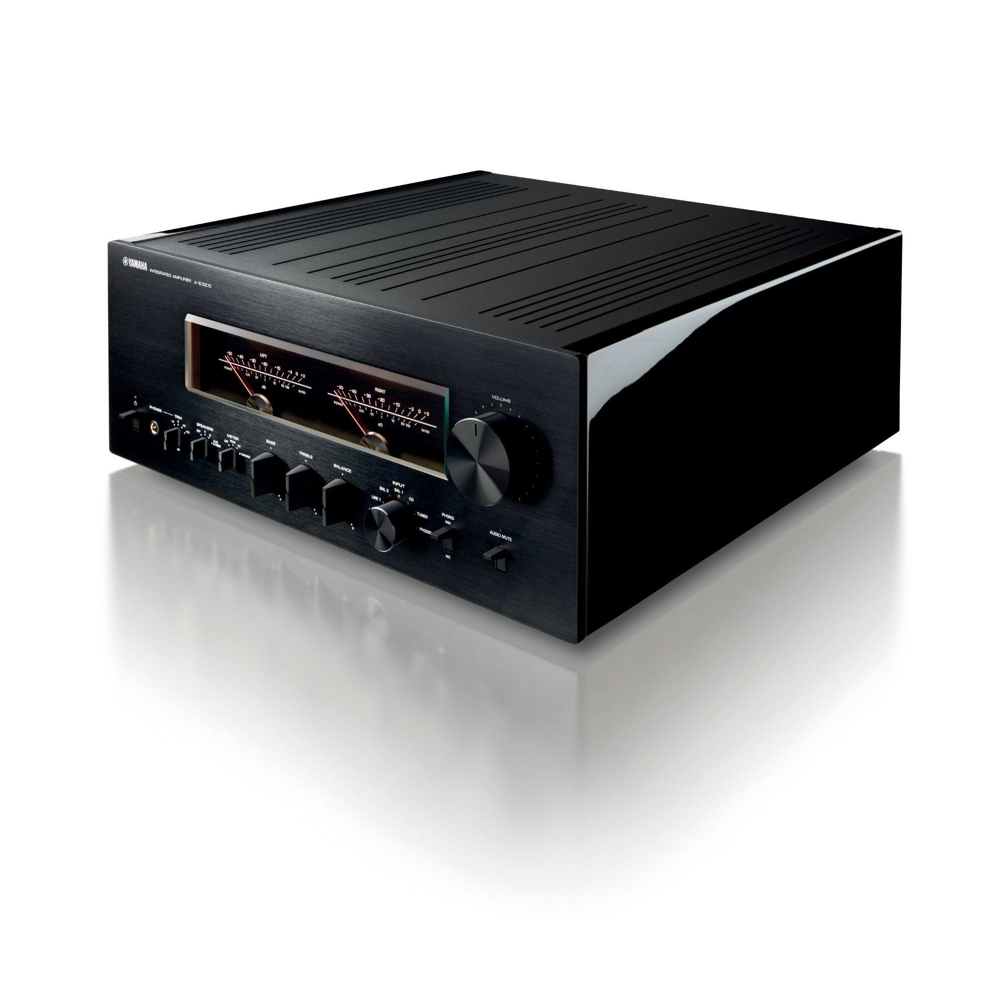 Angle. Yamaha - Yamaha A-S3200BL Integrated Amplifier - Black (2020).