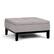 Angle. Simpli Home - Dover 36 inch Wide Contemporary Square Coffee Table Storage Ottoman - Gray Cloud.