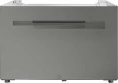 Front. Bosch - Laundry Pedestal for Bosch 800 Series Dryer - Silver.
