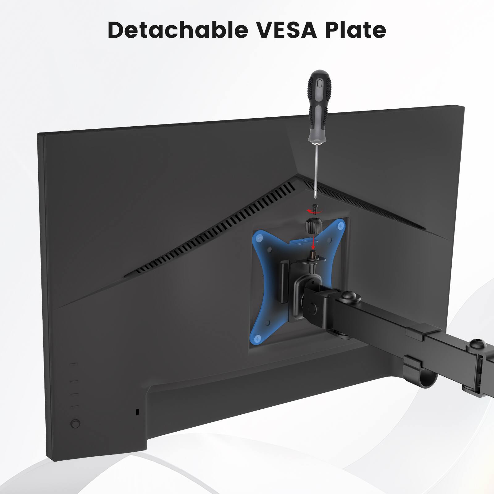 Detachable VESA Plate