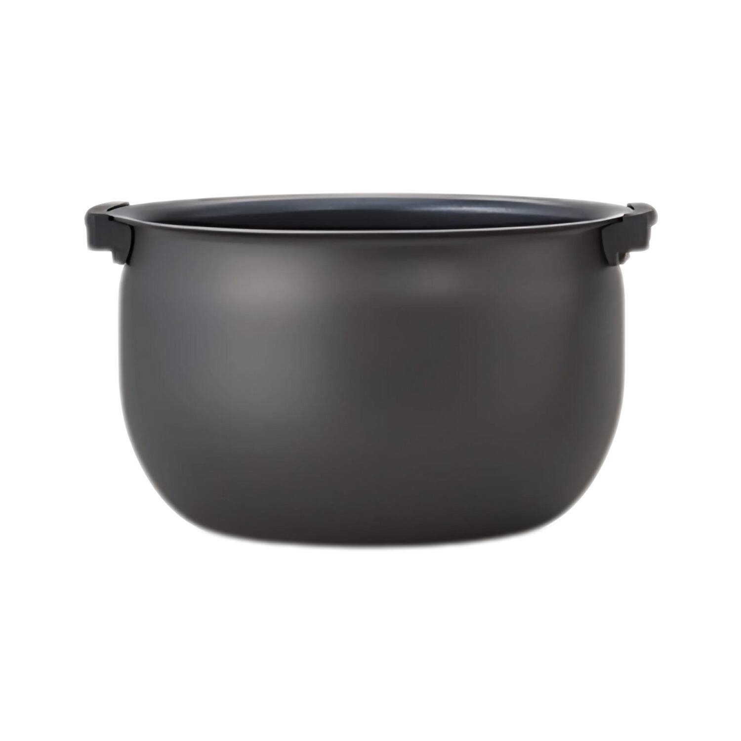 Angle. Tiger - Tiger JPW-H10U Induction Heating Rice Cooker and Warmer (5.5-Cup, Mauve Black) - Black.